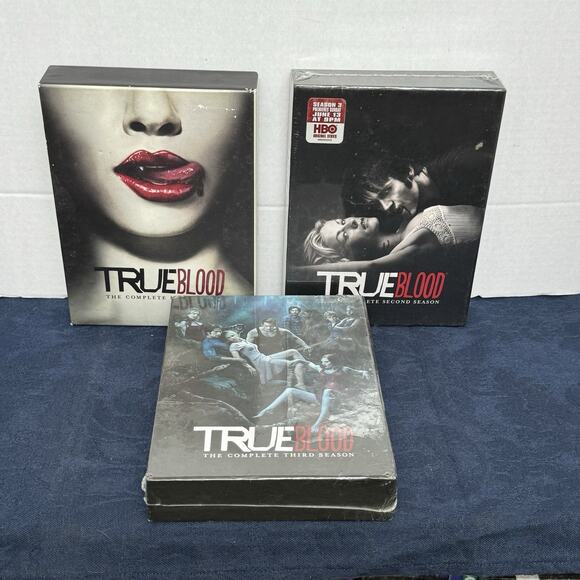 Other - True Blood Complete Seasons 1-3 DVD TV Series First Second‎ Third Vampire
